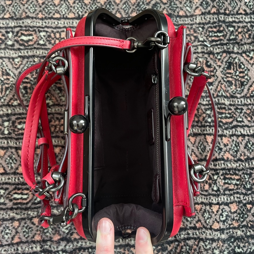 Coach Scarlet Satchel with Heart Accent - Picture 9 of 14